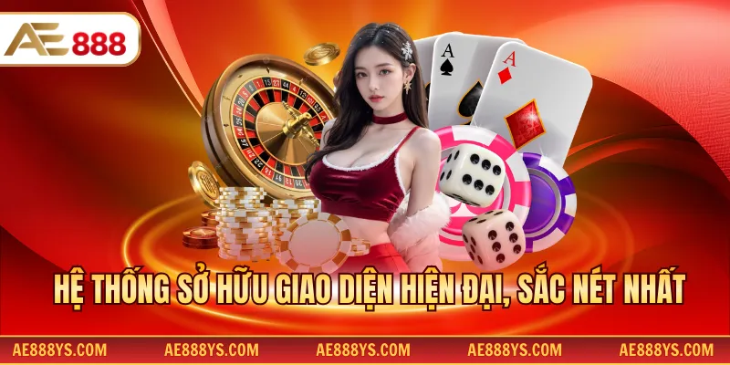 Hệ thống sở hữu giao diện hiện đại, sắc nét nhất